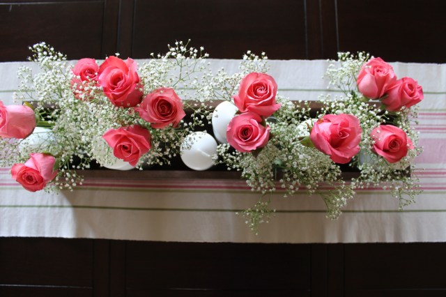 Rose Candle Centerpiece (2)